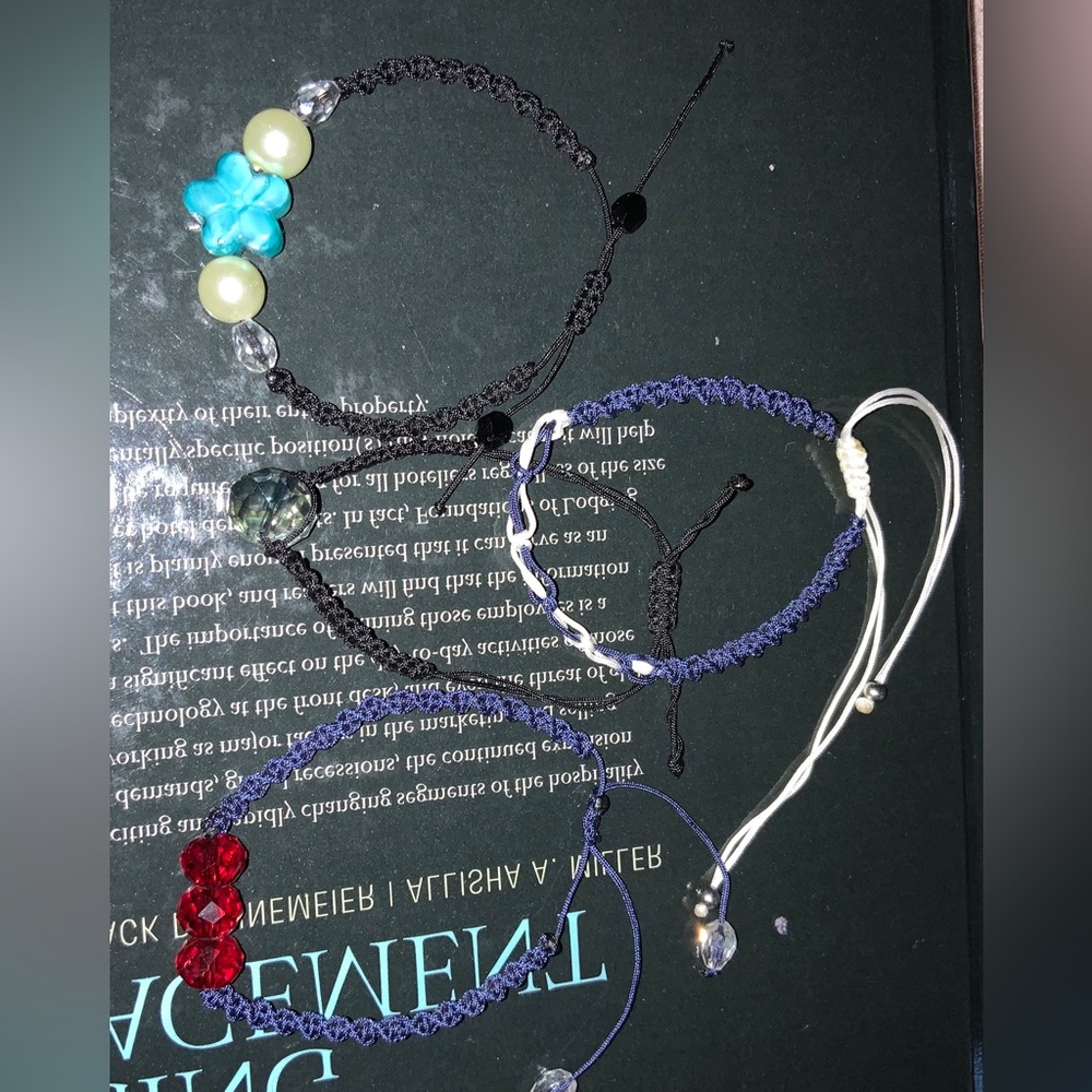 Ajustable macéame bracelet